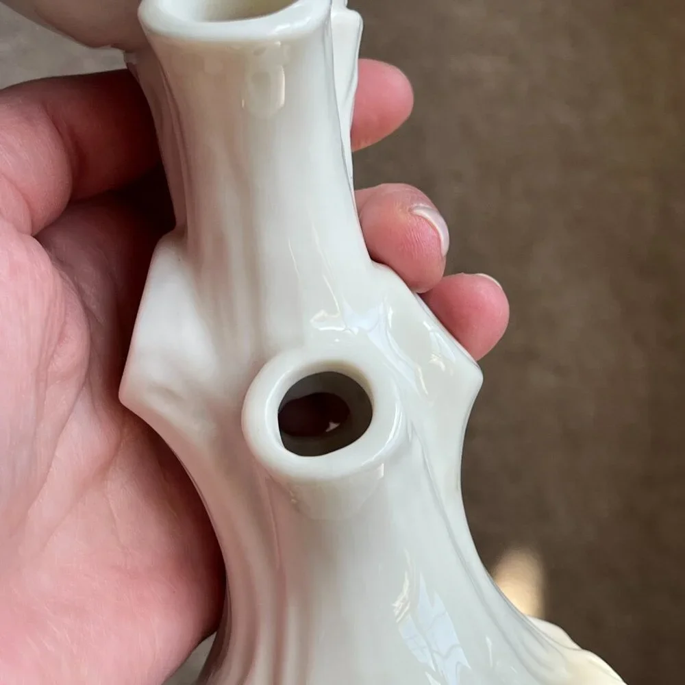 Lenox Cream Dove Bird Tree Flower Vase‎ ( (h/accent/x)